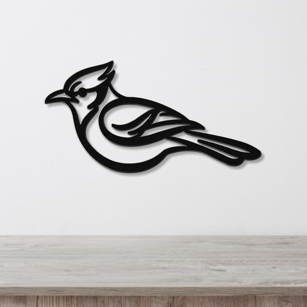 Blue Jay Metal Wall Art