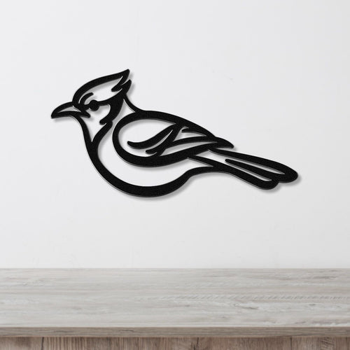 Blue Jay Metal Wall Art
