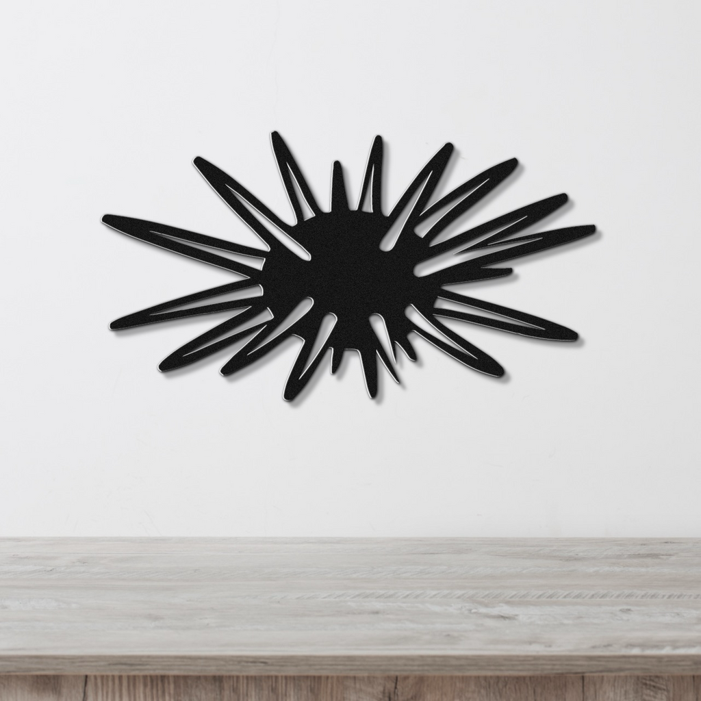 Sea Urchin Metal Wall Art