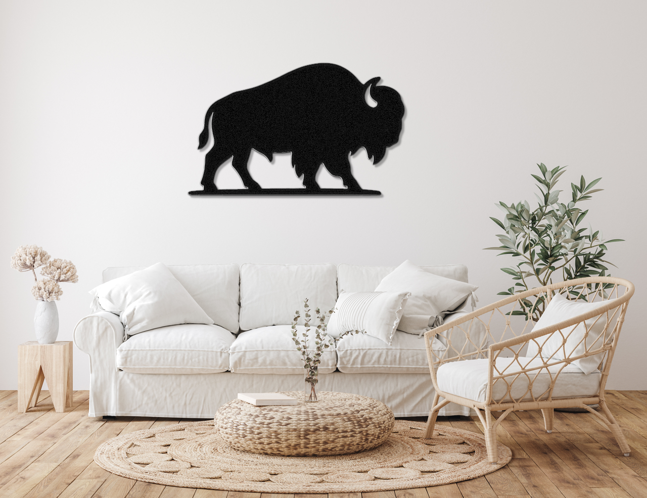 Buffalo Metal Wall Art