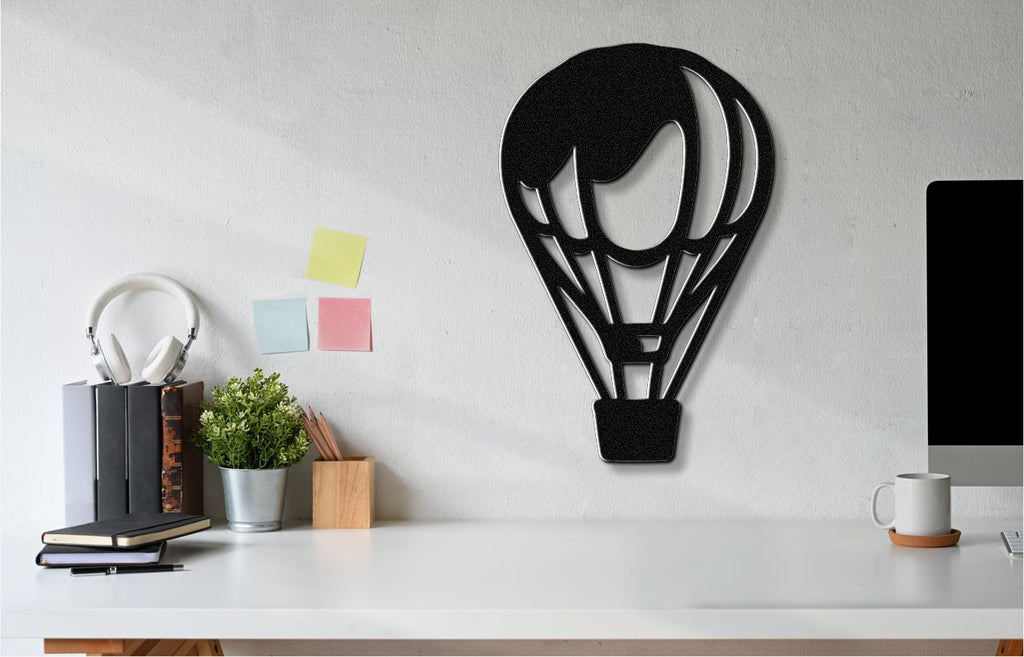 Hot Air Balloon Metal Wall Art