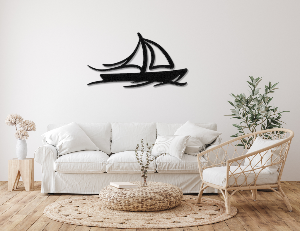 Sailboat Metal Wall Art