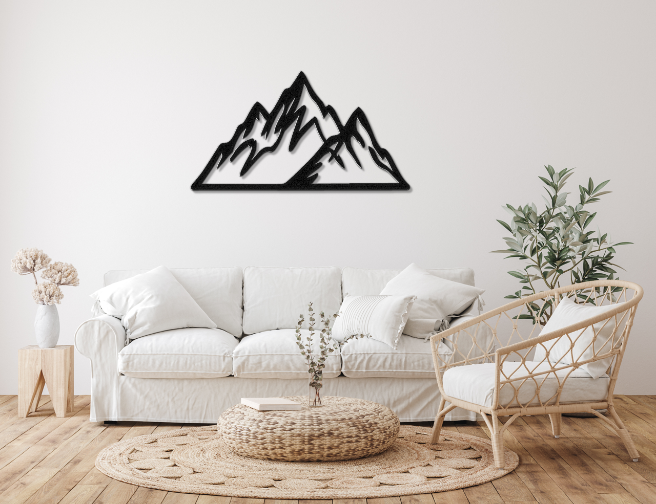 Mountains Metal Wall Art