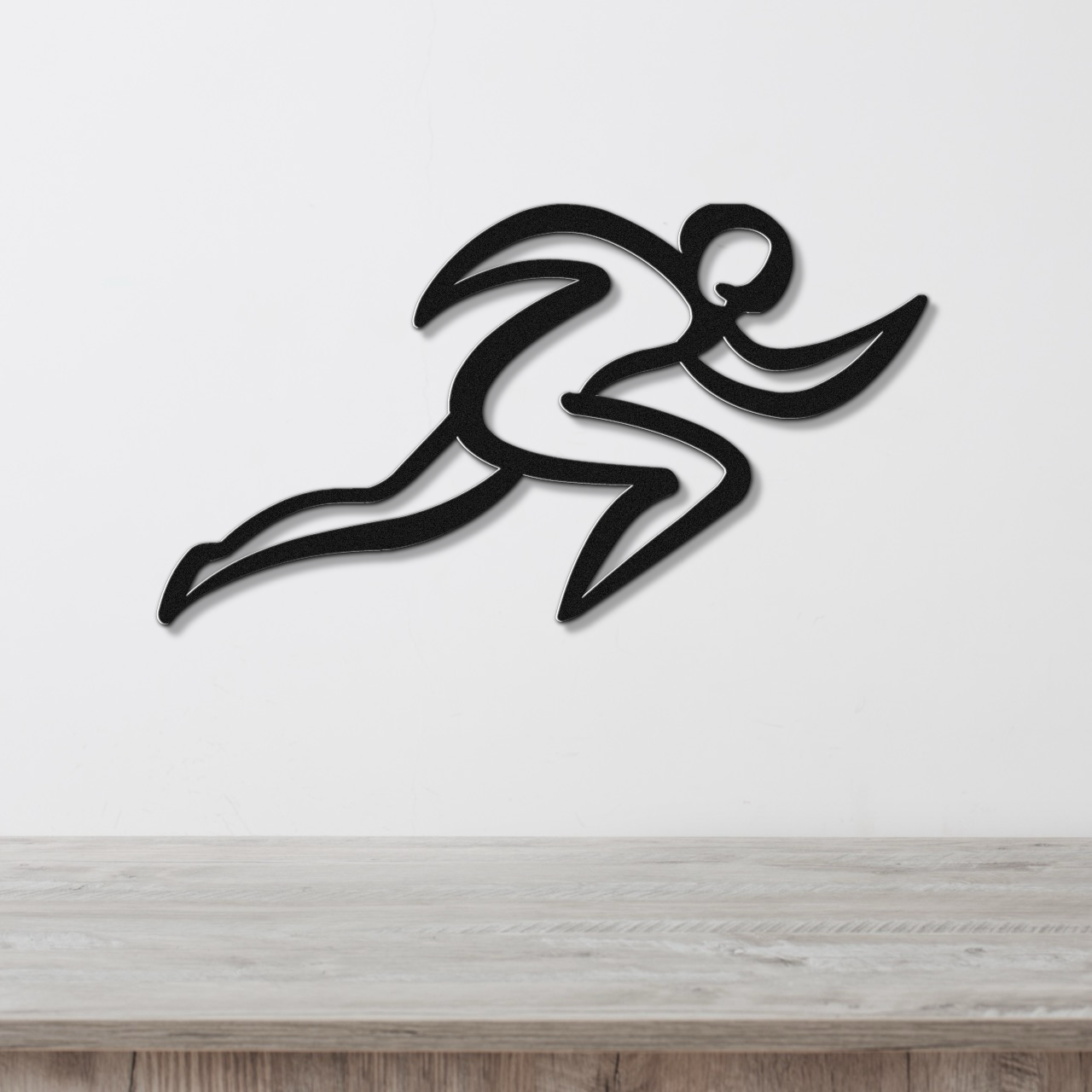 Runner Metal Wall Art