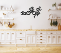 Triathlon Metal Wall Art
