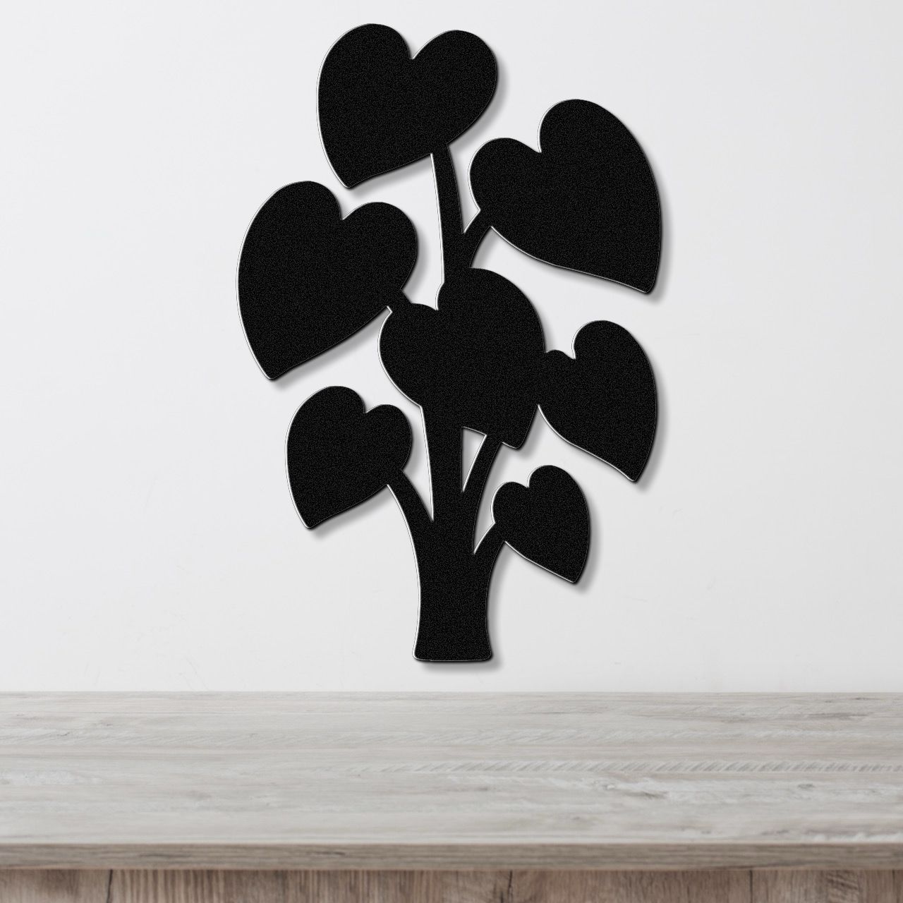 Elephant Ear Plant Metal Wall Art