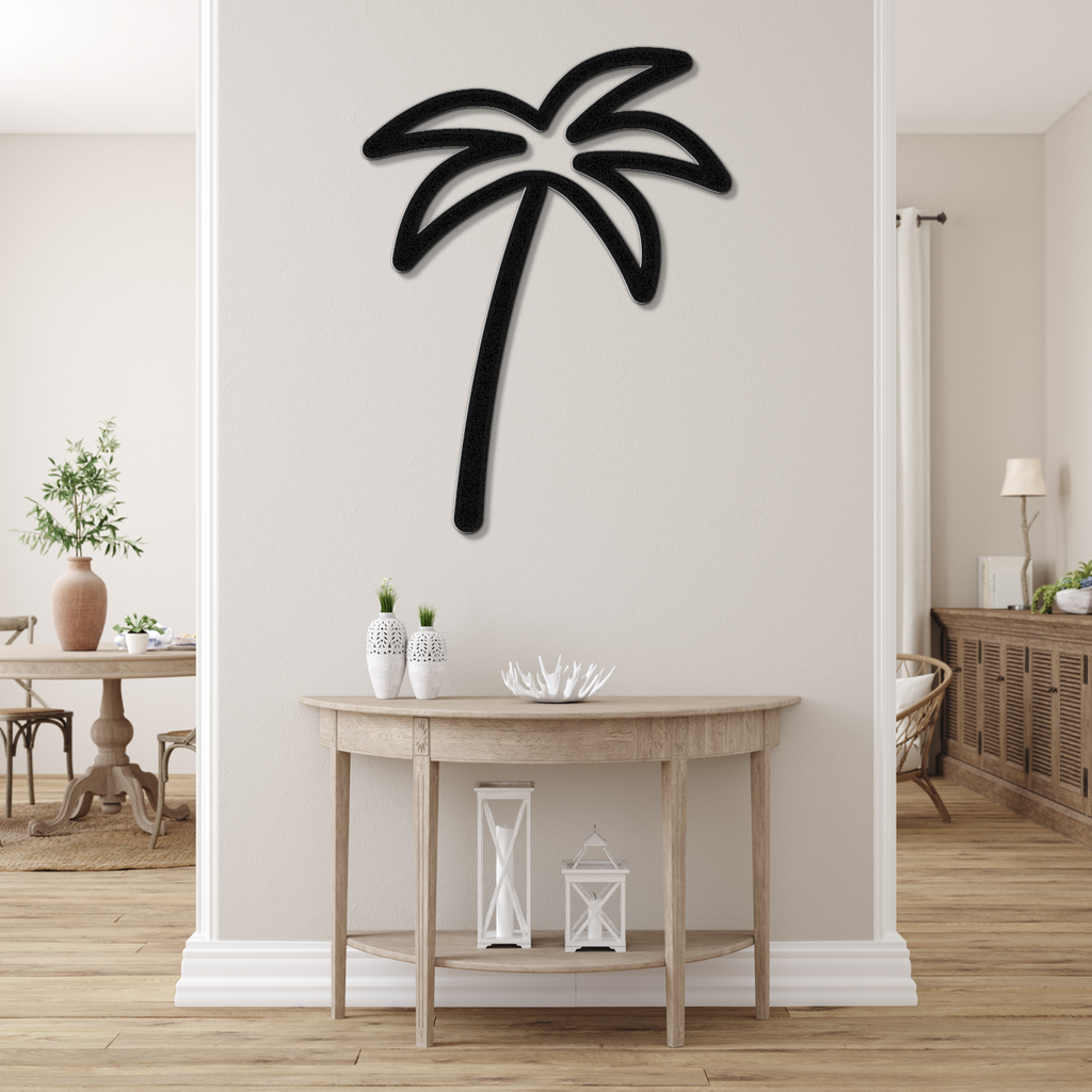 Palm Tree Metal Wall Art