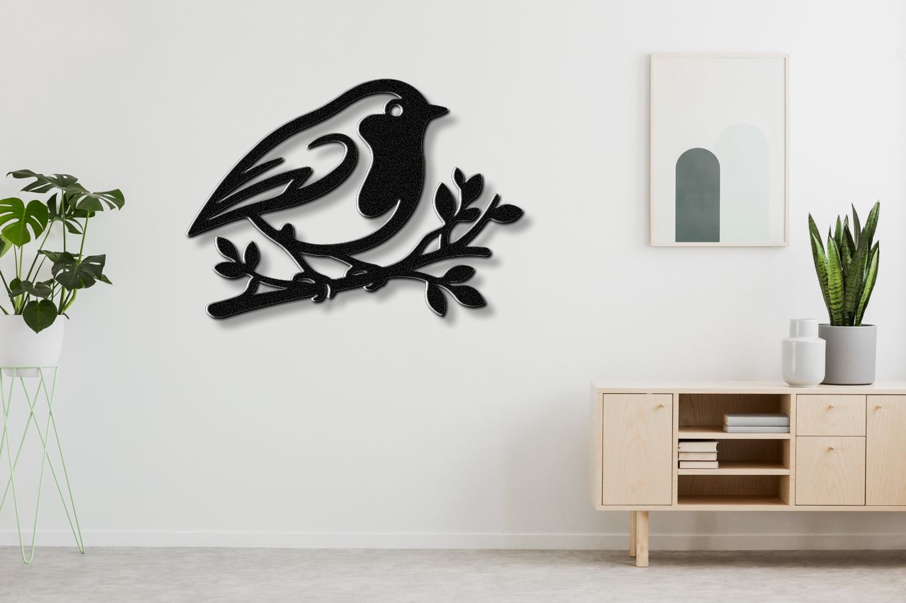 Robin Metal Wall Art