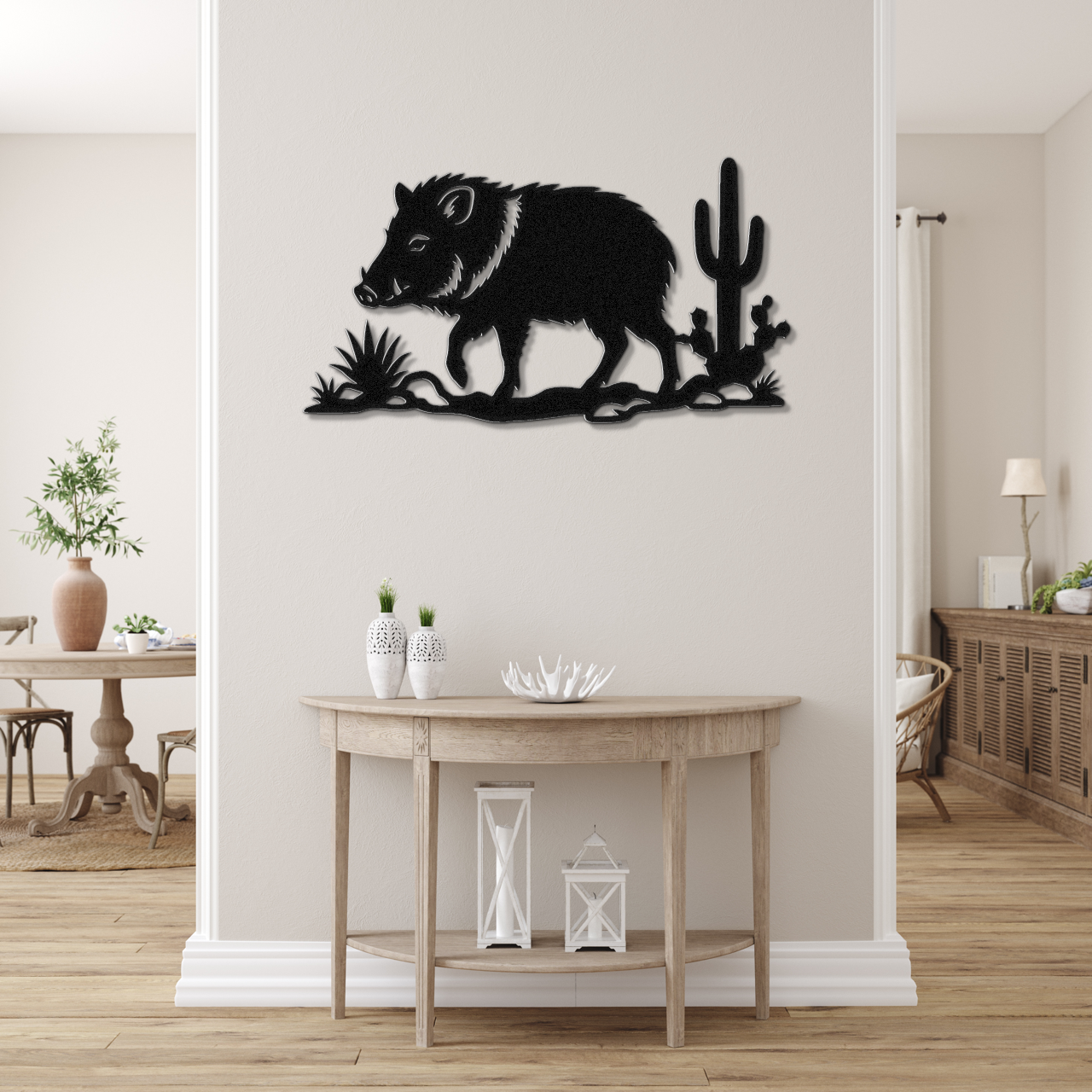 Javelina Metal Wall Art