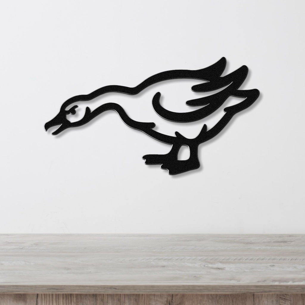 Angry Goose Metal Wall Art
