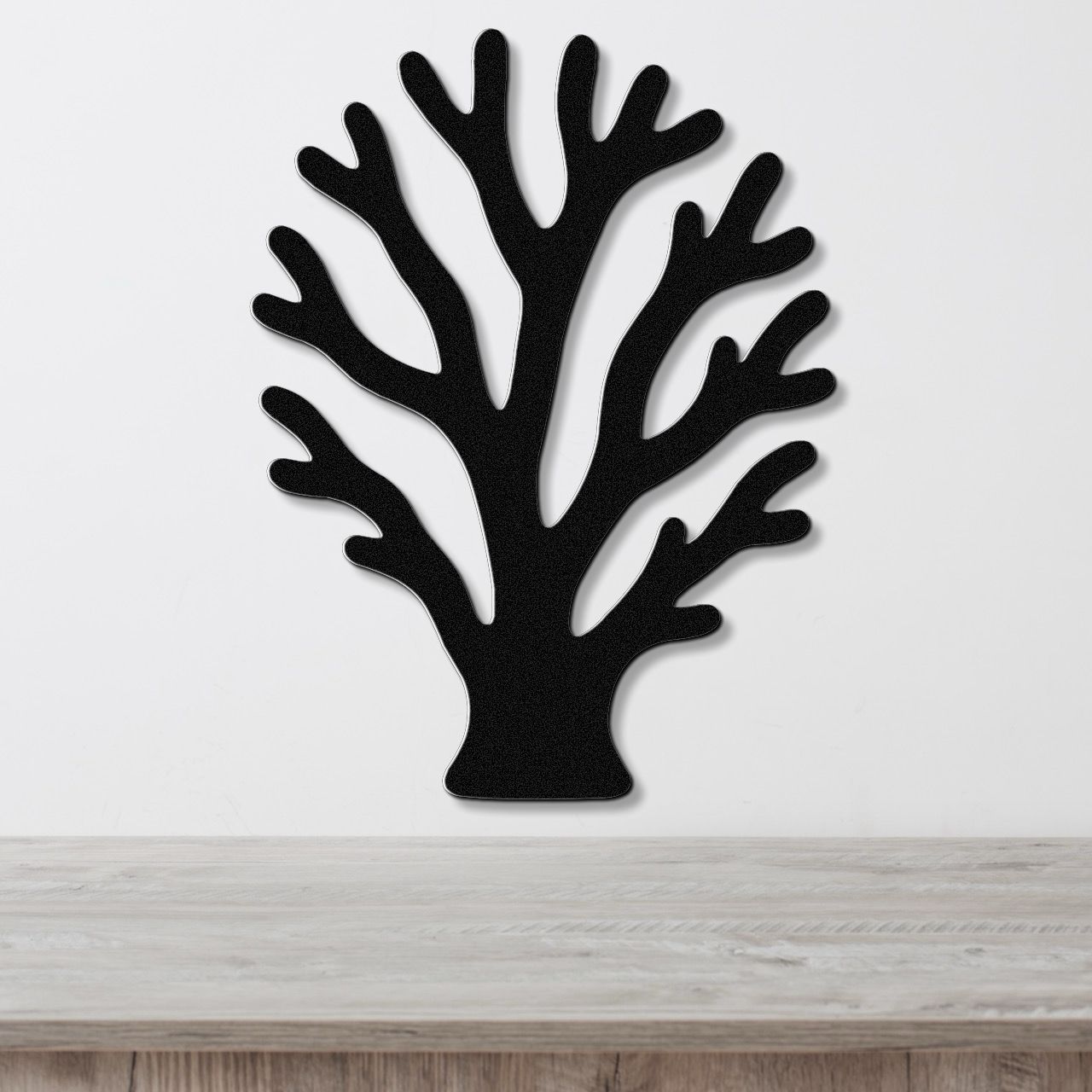 Coral Metal Wall Art