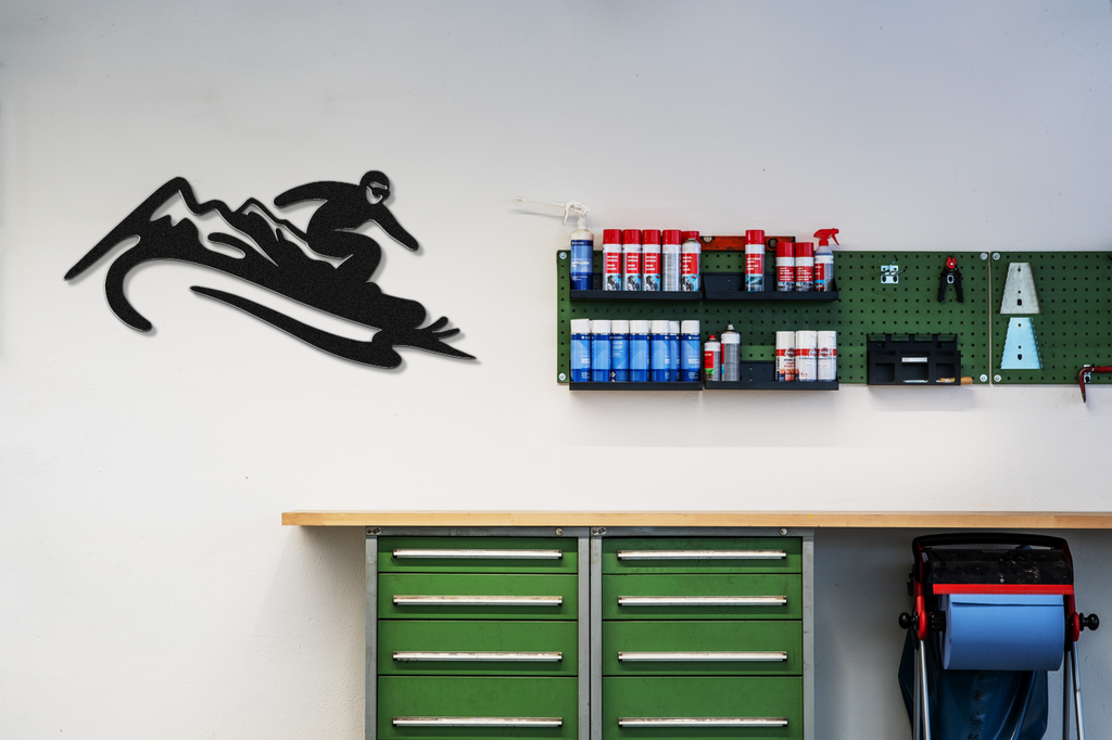 Snowboarding Metal Wall Art