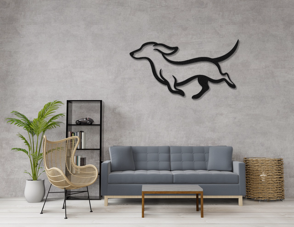 Dachshund Metal Wall Art