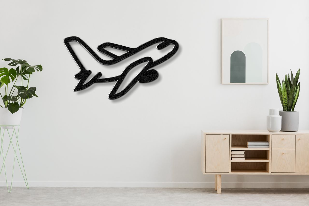 Airplane Metal Wall Art