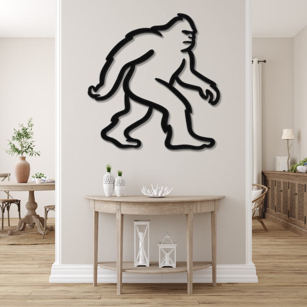 Bigfoot Metal Wall Art