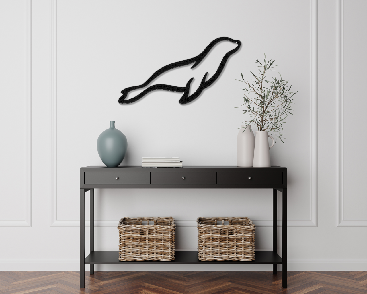Sea Lion Metal Wall Art