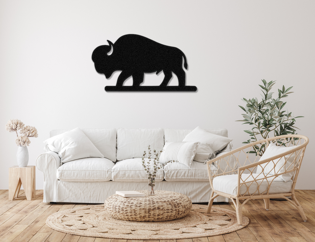 Buffalo Metal Wall Art