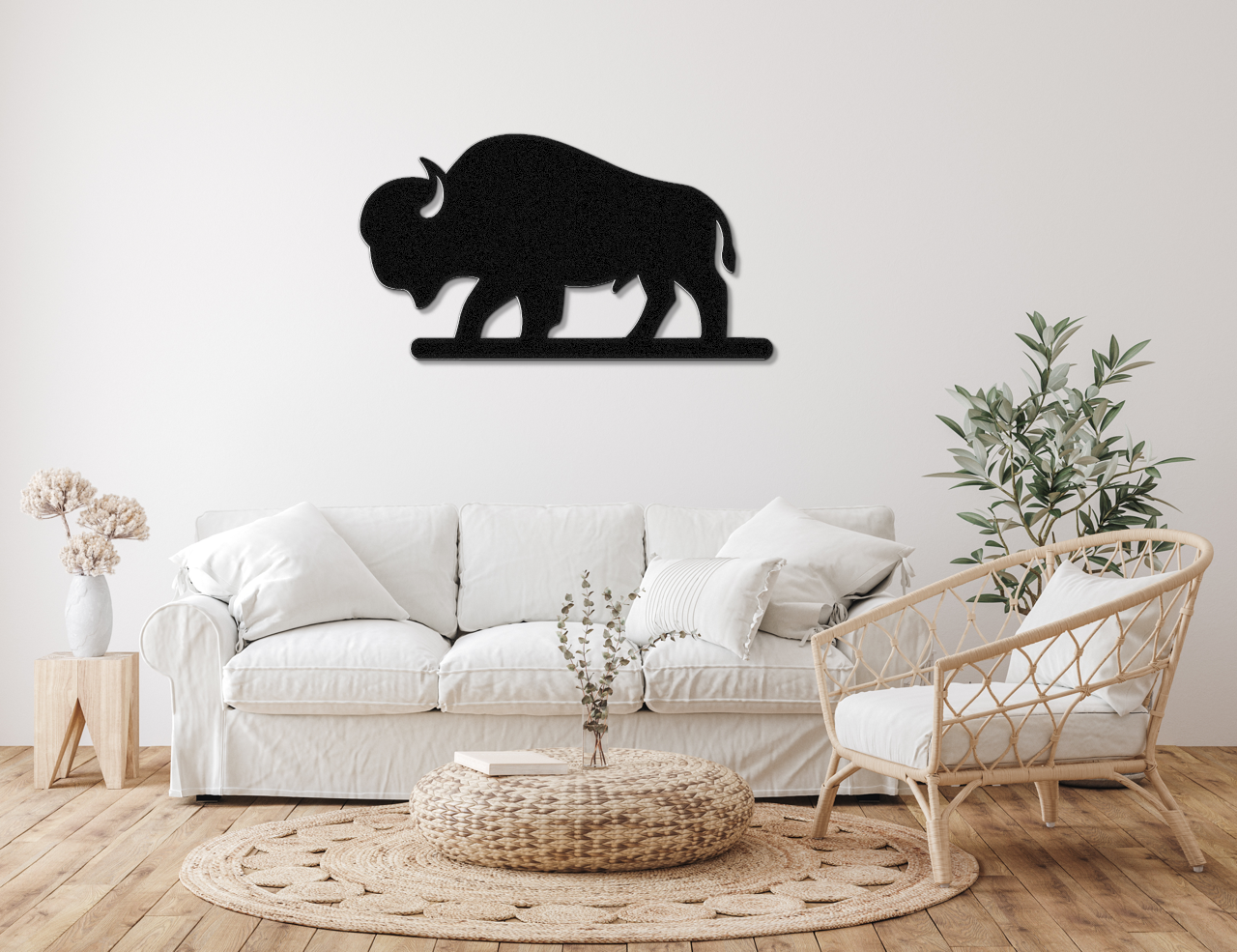 Buffalo Metal Wall Art