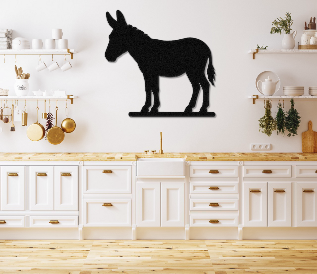 Burro Metal Wall Art