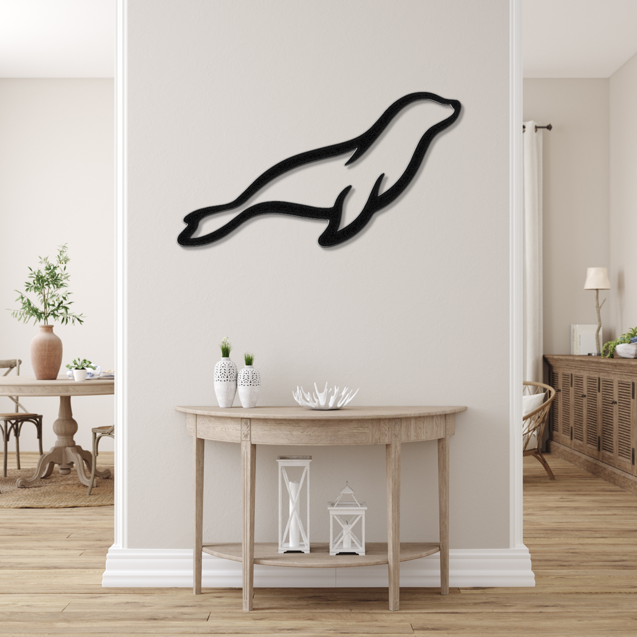 Sea Lion Metal Wall Art