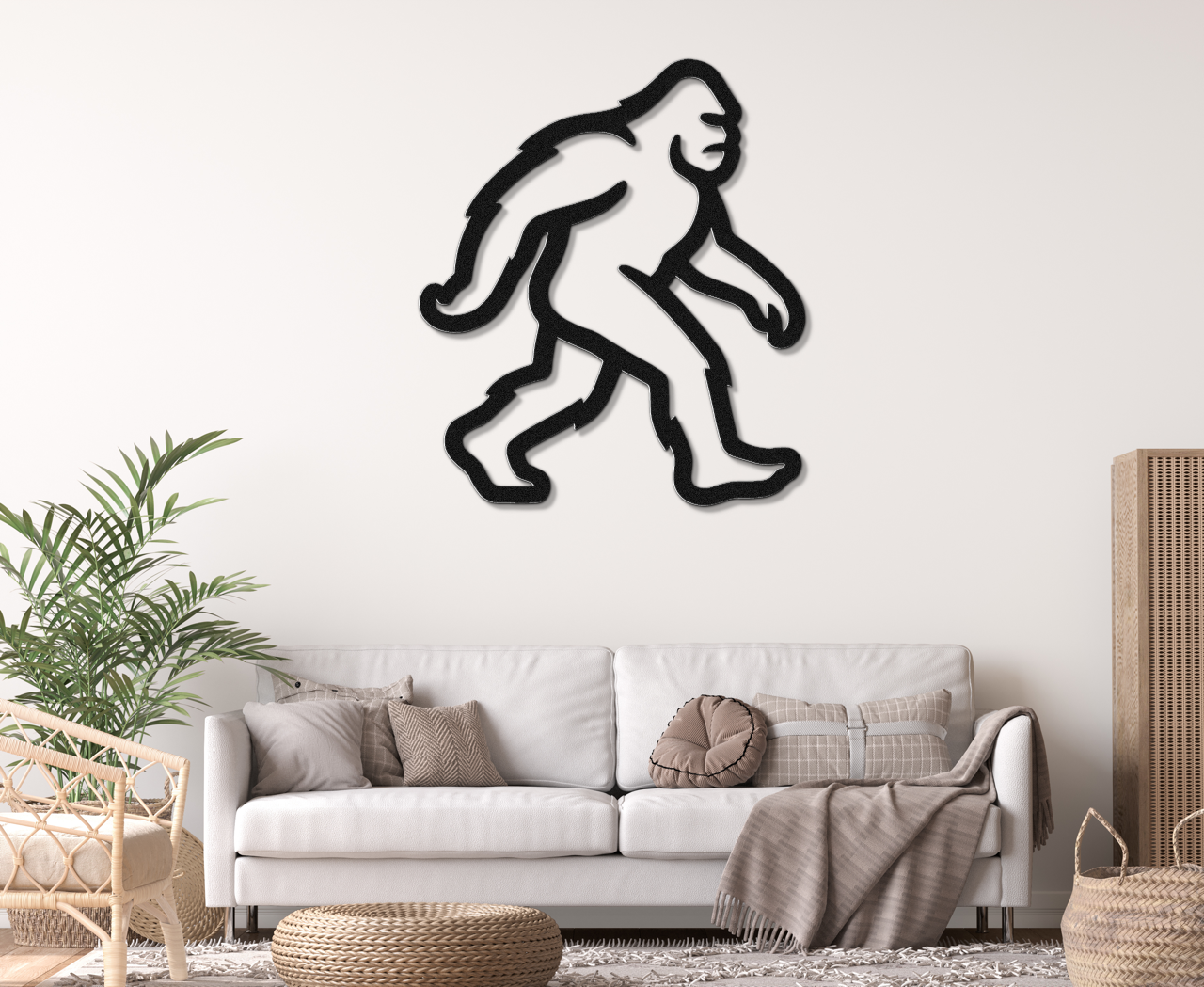 Bigfoot Metal Wall Art