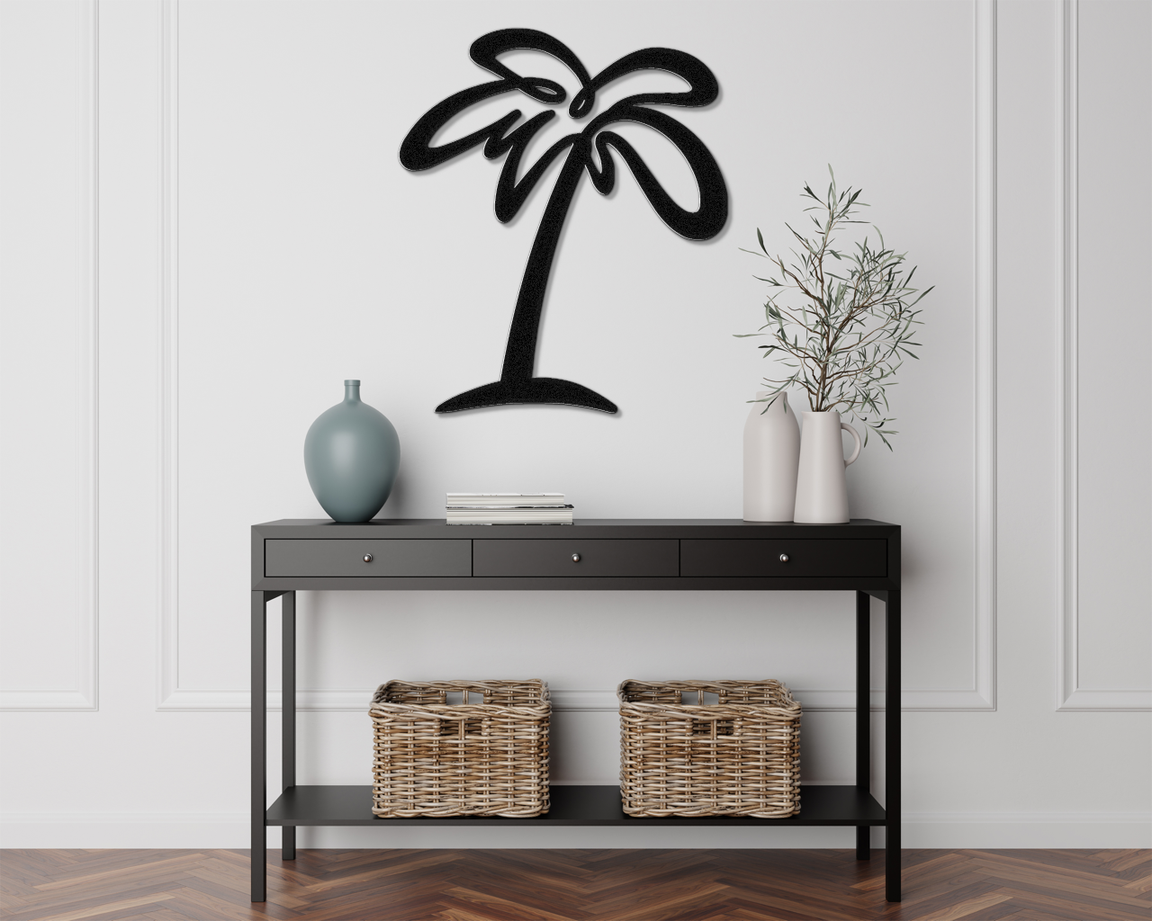 Palm Tree Metal Wall Art