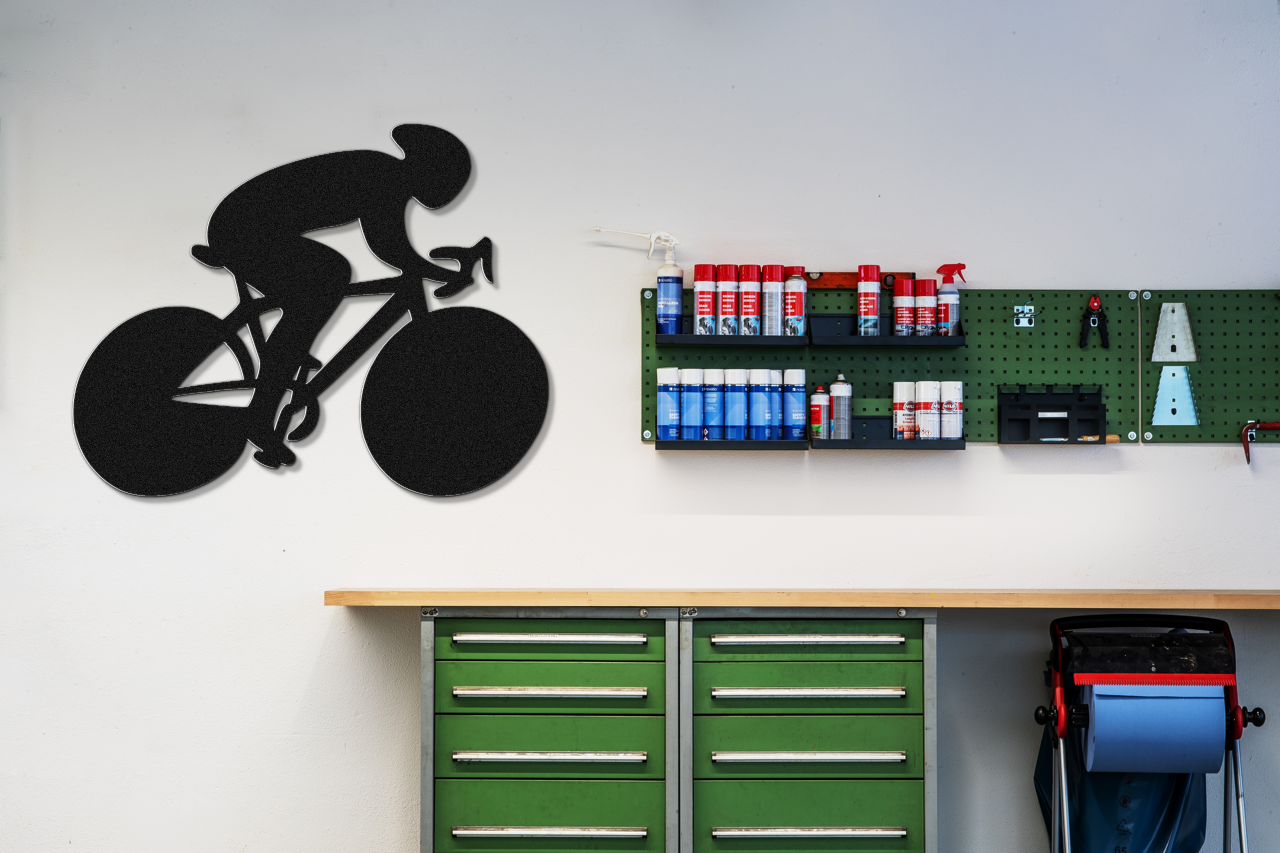 Cycling Metal Wall Art