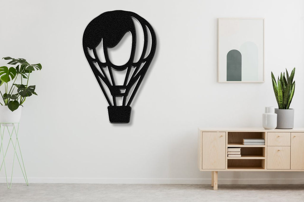 Hot Air Balloon Metal Wall Art