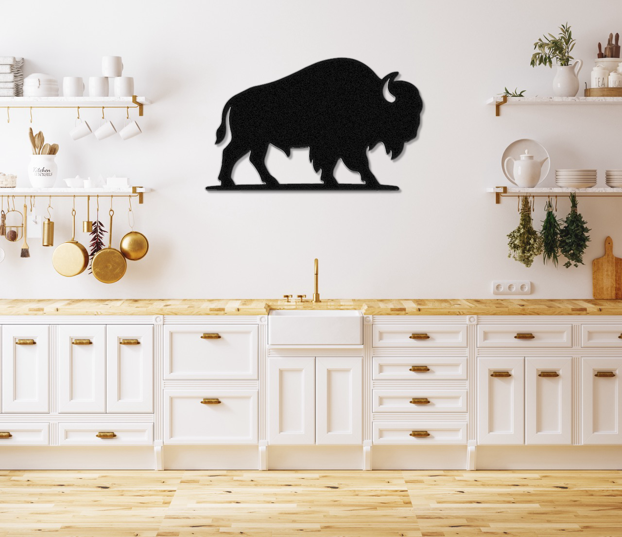 Buffalo Metal Wall Art