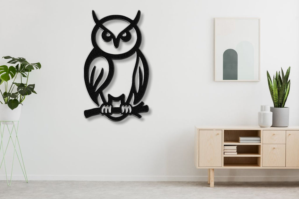 Owl Metal Wall Art