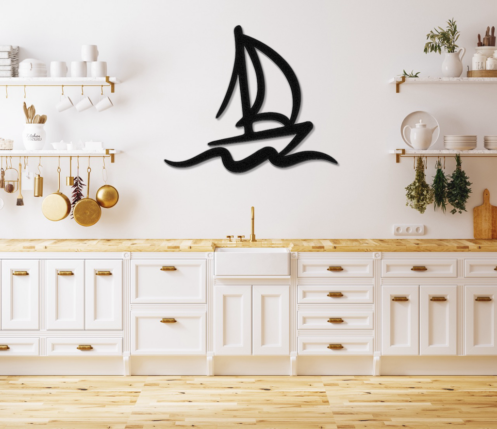 Sailboat Metal Wall Art