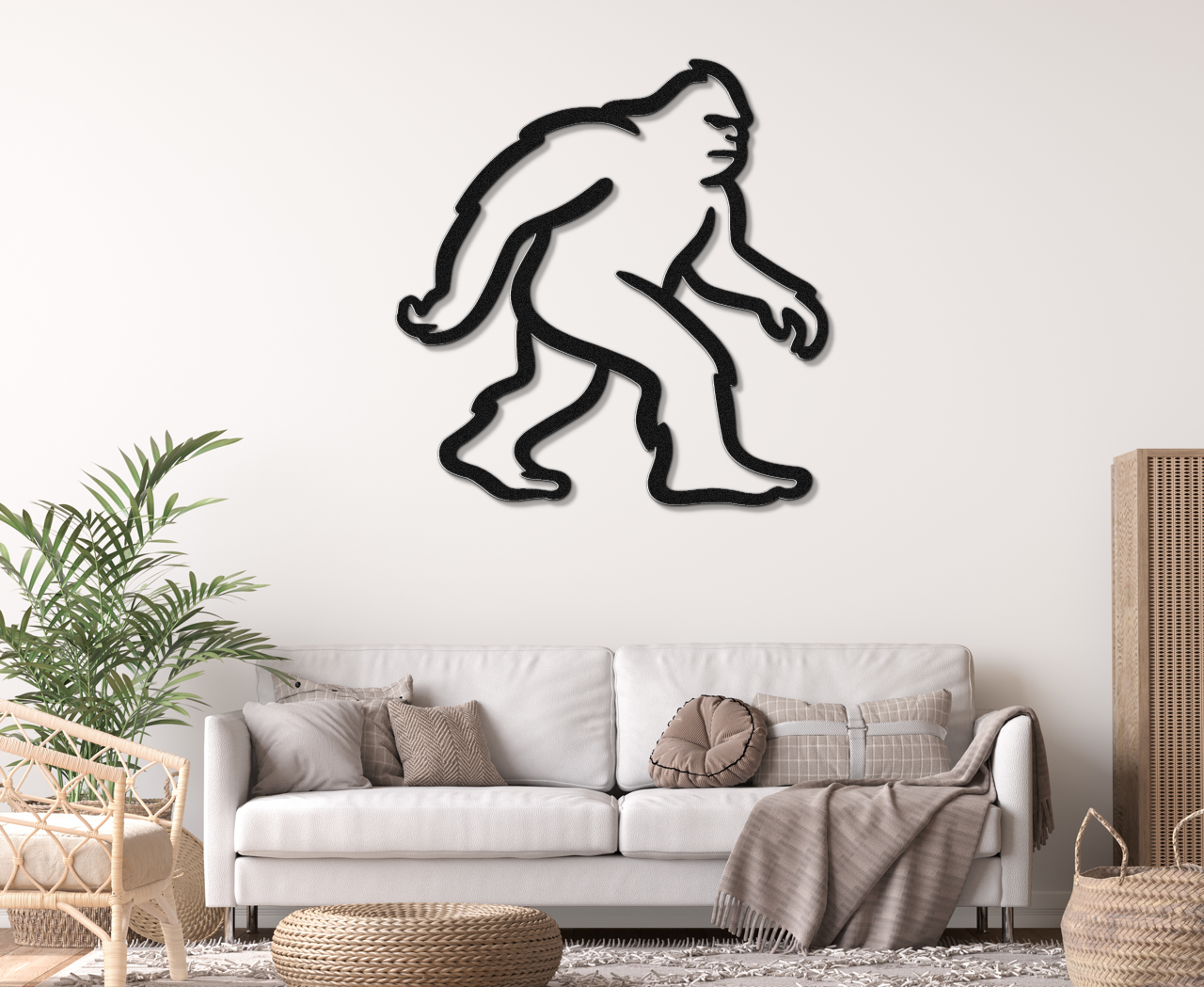 Bigfoot Metal Wall Art