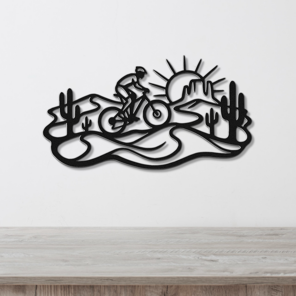 Arizona Cycling Metal Wall Art