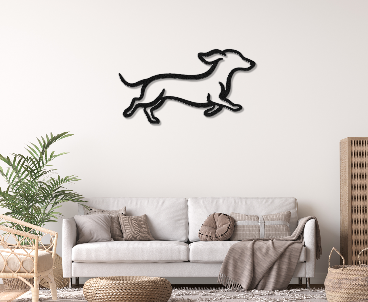 Dachshund Metal Wall Art
