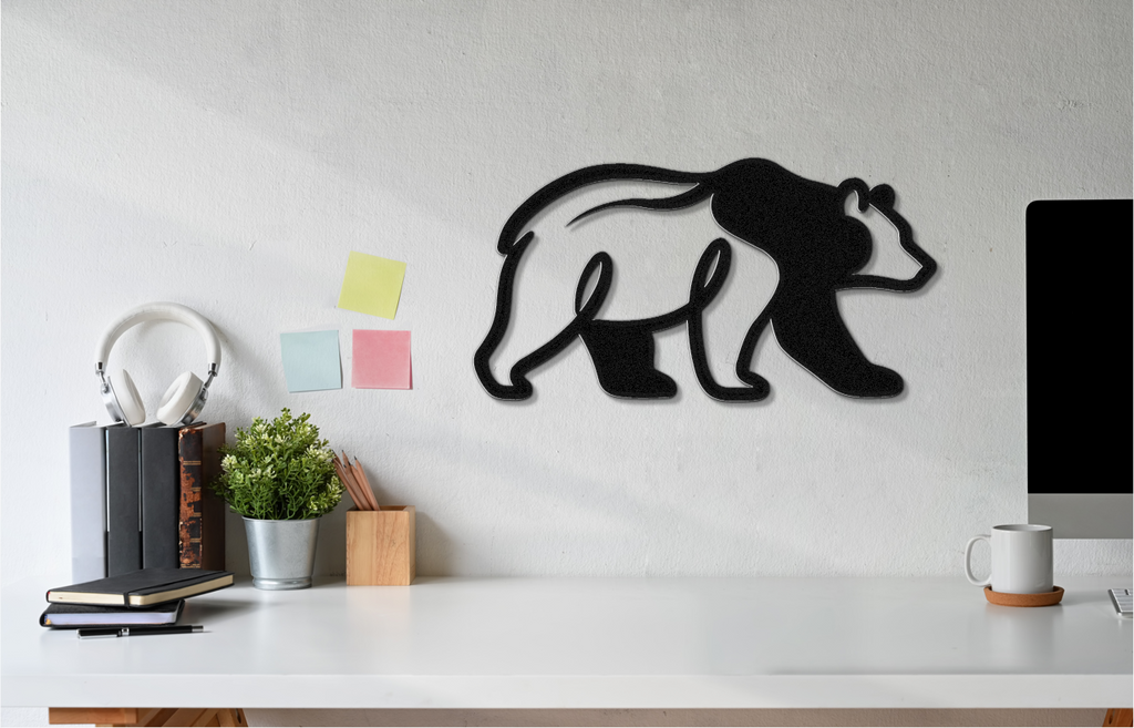 Bear Metal Wall Art