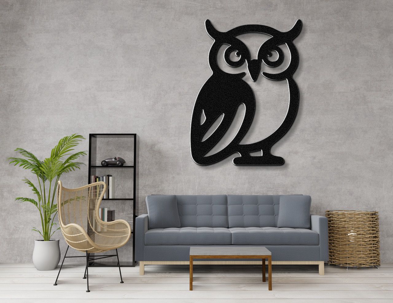 Owl Metal Wall Art