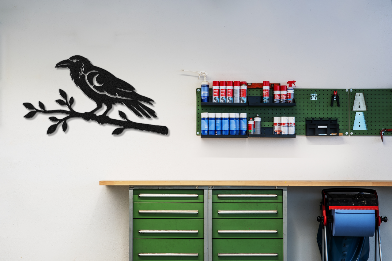Raven Metal Wall Art