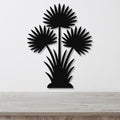 Fan Palm Tree Metal Wall Art
