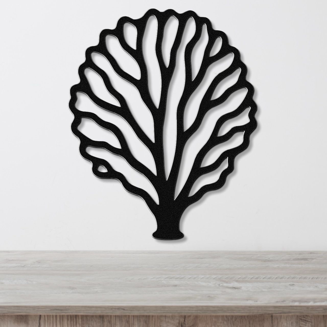 Fan Coral Metal Wall Art