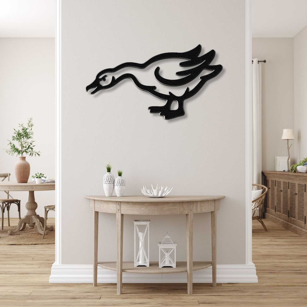 Angry Goose Metal Wall Art