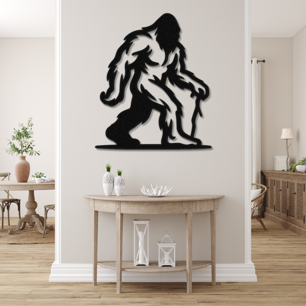 Bigfoot Metal Wall Art
