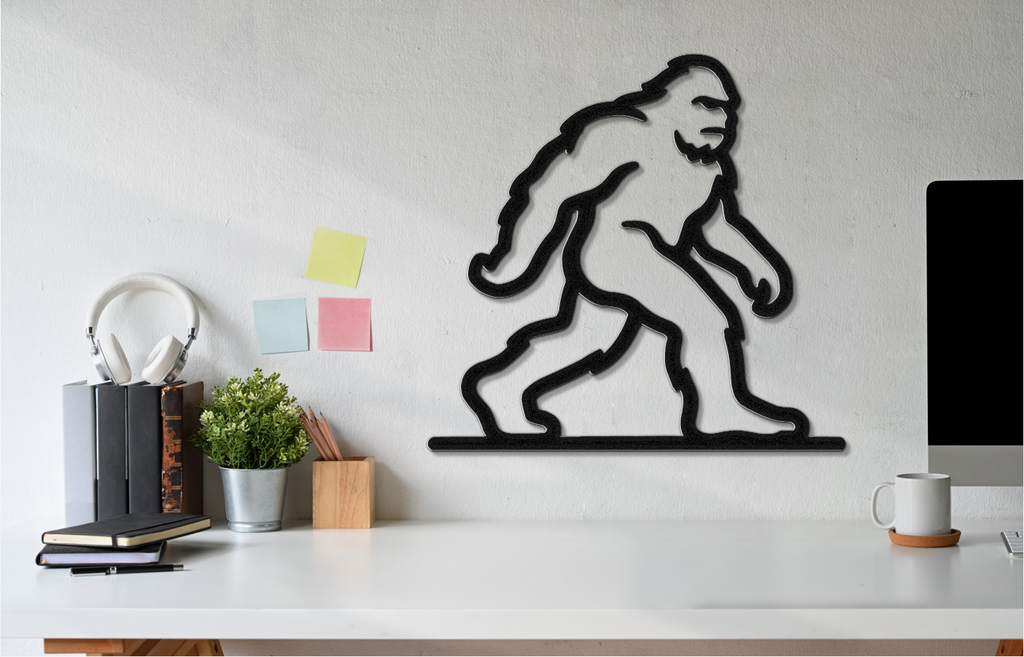 Bigfoot Metal Wall Art