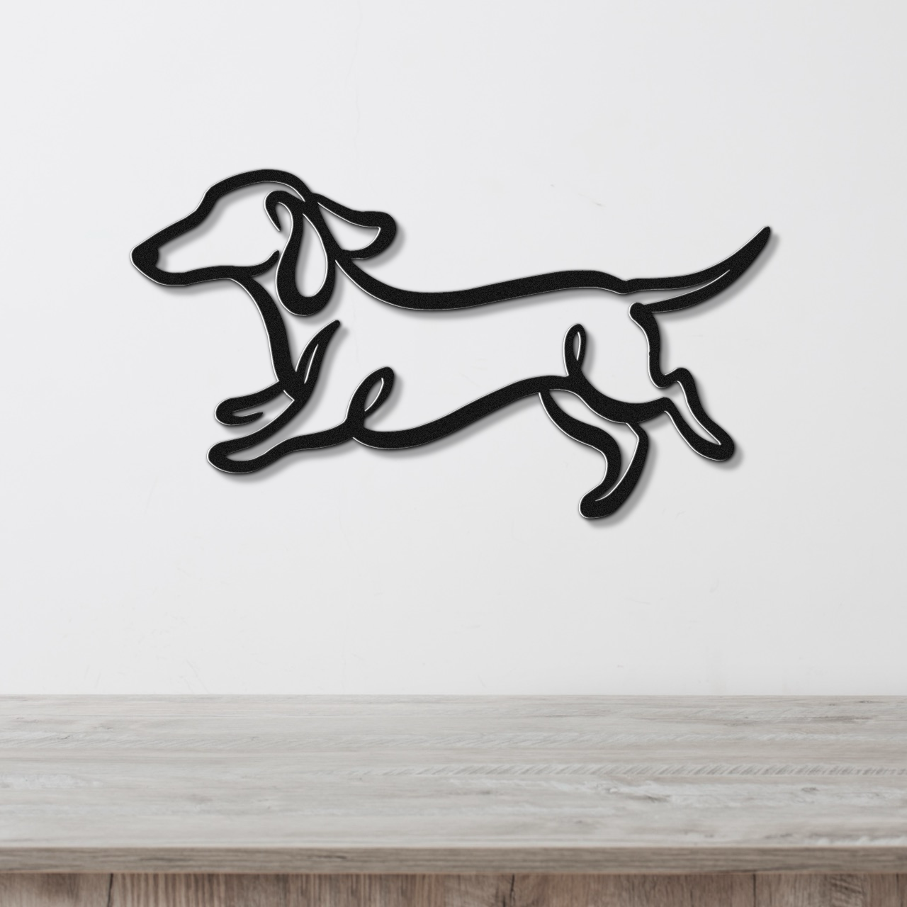 Dachshund Metal Wall Art