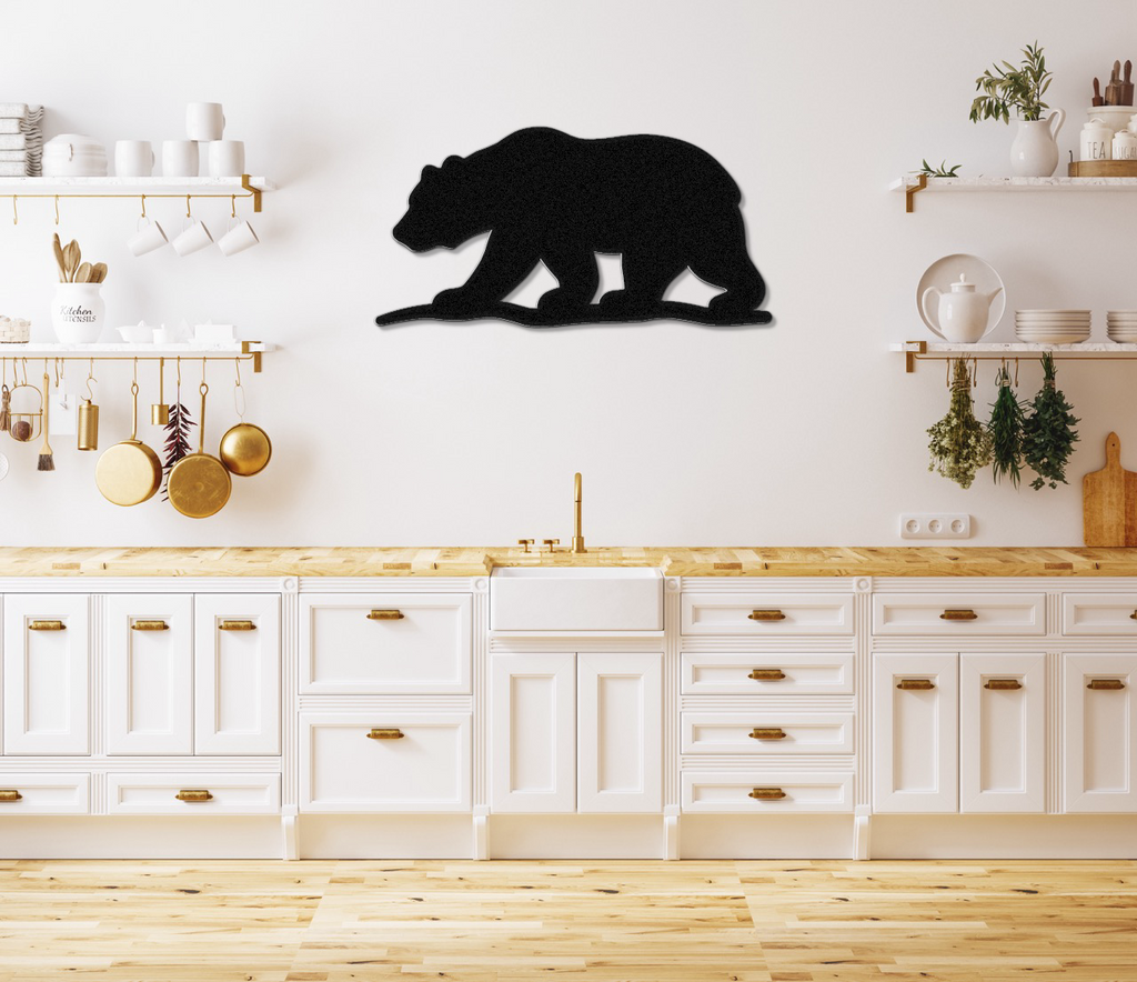 Bear Metal Wall Art
