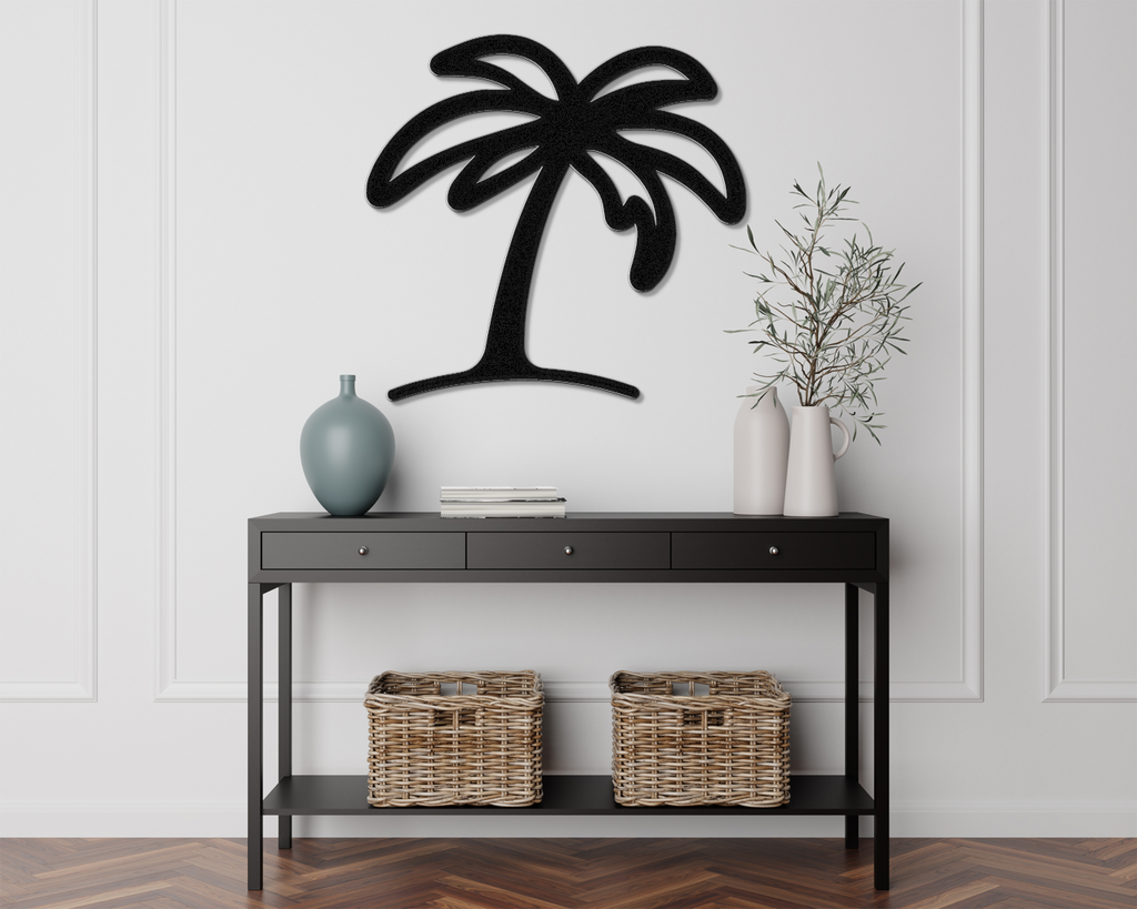 Palm Tree Metal Wall Art