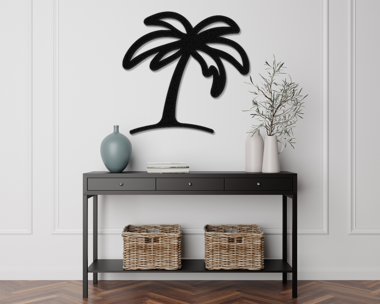 Palm Tree Metal Wall Art