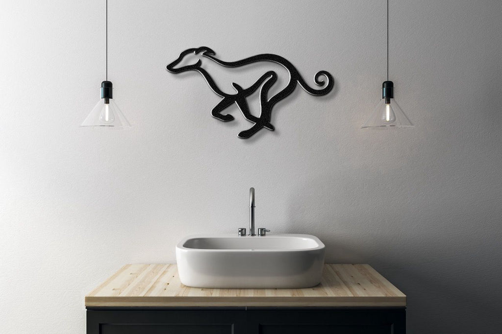 Greyhound Metal Wall Art
