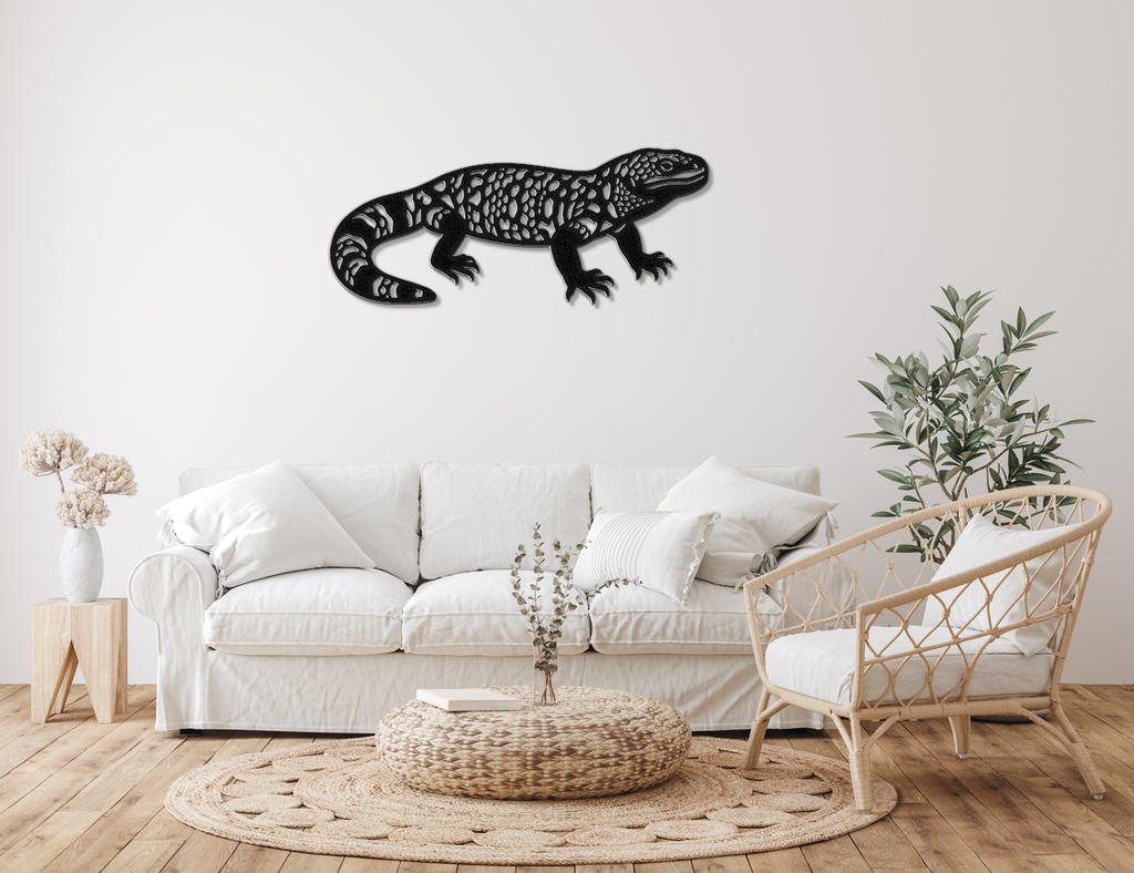 Gila Monster Metal Wall Art