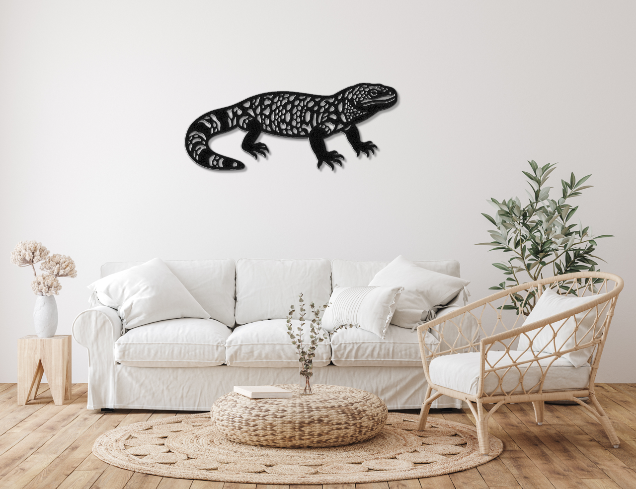 Gila Monster Metal Wall Art