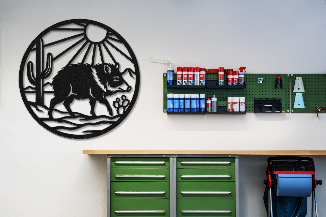 Javelina Metal Wall Art